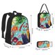 thumbnail image 2 of Disketp Vegetable Mochila Estampada de Gran Capacidad con Lonchera y Estuche, Set de 3 Piezas para Estudiantes, 2 of 7