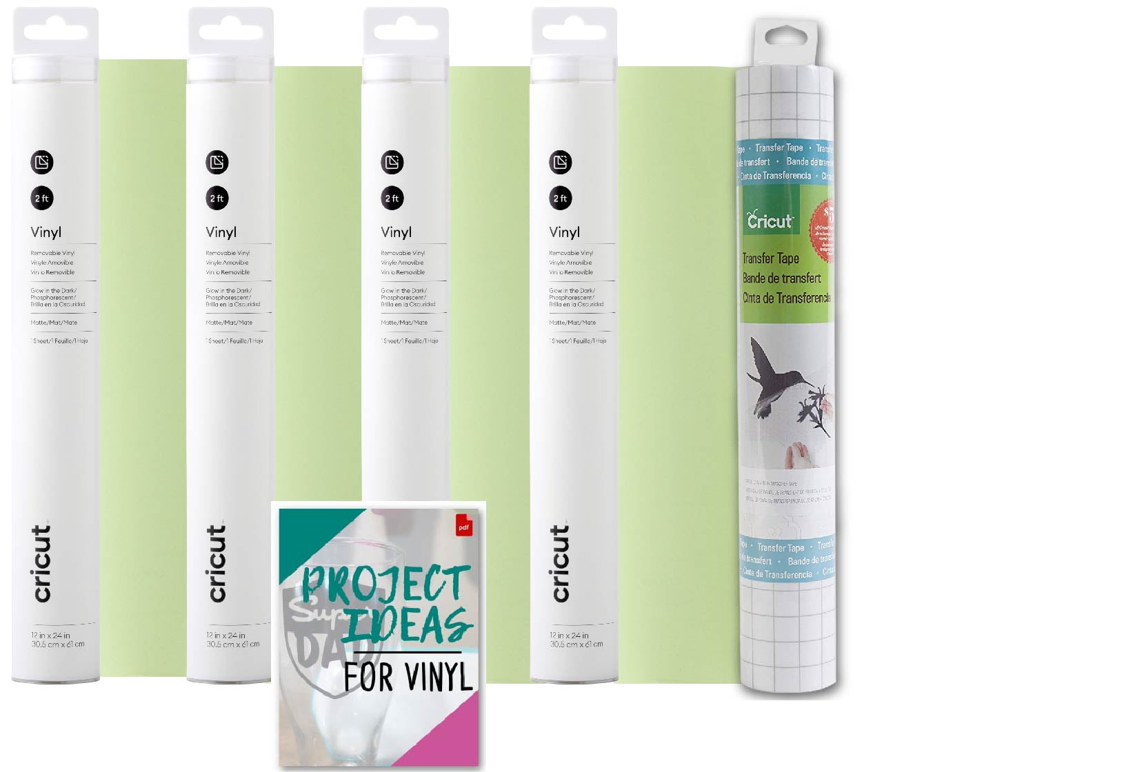 Cricut Premium Removable Vinyl Rolls Glow in the Dark