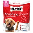 thumbnail image 3 of (2 pack) Milk Bone Brushing Chews Original Chicken Flavor Daily Dental Dog Treats, Mini, 25.5 oz Bag, 3 of 14