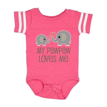 

Inktastic My Pawpaw Loves Me Grandchild Gift Baby Boy or Baby Girl Bodysuit