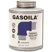 GASOILA SS04 Soft-Set Thread Sealant with PTFE, 0.25 pt, Liquid, Blue/Green