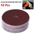 thumbnail image 4 of CPAN 10PCS 4 Inch Resin Fiber Grinding Sanding Discs for Angle Grinder Abrasive Tool, 4 of 8