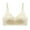 White, variant on LYEAA Wireless Bras for Women Padded Seamless Push up Daily Bras Wirefree Adjustable Strap Lift Soft Bralette No Wire Breathable Comfort Sleeping Bras Beige L