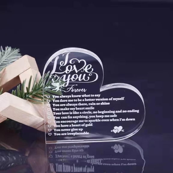 Acrylic Gifts for Women Men Couple Wedding Gifts Happy Anniversary Christmas Gifts Inspiring Anniversary Keepsake Presents Gifts for Her Him Anniversary Presents for Couple Gifts