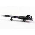 thumbnail image 5 of Lockheed SR-71 Blackbird Aircraft Black "United States Air Force" with Runway Section Diecast Model Airplane by Runway24, 5 of 8