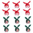 thumbnail image 1 of CIMAXIC christmas 100Pcs Christmas Rabbit Ear Gift Candy Bags Party Nougat Gift Packing Bags,8.66"X5.31"X5.31", 1 of 5