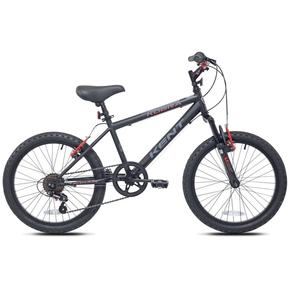 20" Kent Kobra Bicycle, 20" Wheels, Child Ages 7-14, Black