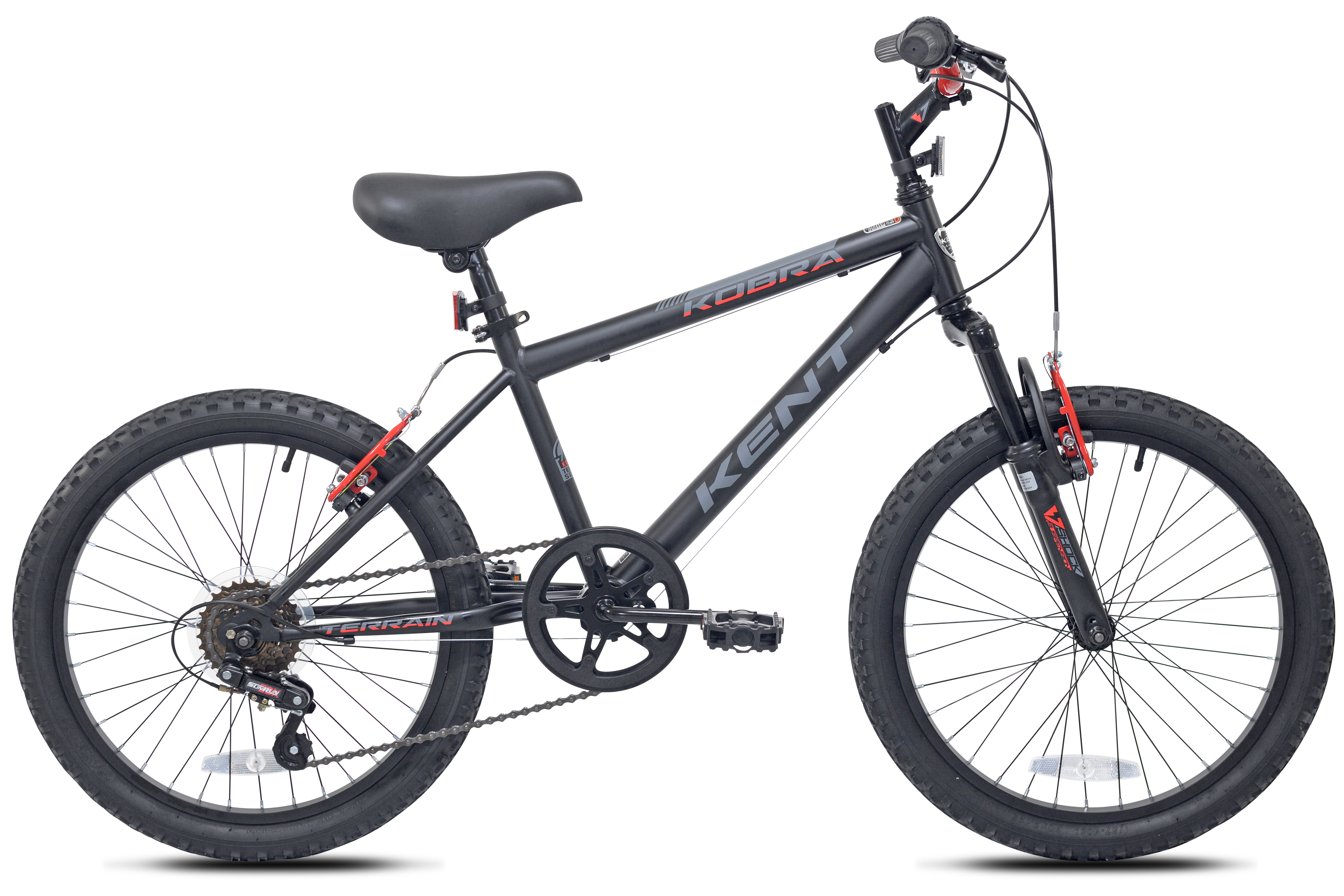 20" Kent Kobra Bicycle, 20" Wheels, Child Ages 7-14, Black