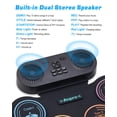 thumbnail image 3 of Batería electrónica Anpro 9 Drum Pad con doble altavoz Bluetooth, 3 of 8