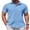 Blue, variant on COOFANDY Men's Button Down Shirt Short Sleeve Casual Summer Untucked Dress Shirts Stylish Fashion Clothes
