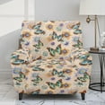 thumbnail image 2 of Renewold Butterfly Boho Floral Vintage Cover for Recliner Chair Soft Breathable Dog Couch Cover 4 Pieces Mandala Flower Oversized Recliner Cover Washable Reclining Sofa Slipcover Home Decor, 2 of 8