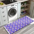 thumbnail image 3 of Purple Cartoon Unicorn Cloud Pattern Kitchen Rug Mat,Kitchen Runner Rugs Non Skid Washable,Decorative Kitchen Floor Mats for Kitchen,Sink,Laundry,17"x47.2", 3 of 7