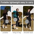 thumbnail image 4 of Upgraded XXL Collapsible Stool with Cushion,19.7"H-11.8"D Telescoping Folding Stool for Adults,More Sturdy Portable Camping Stools with Load Capacity 1000lbs for Outdoor,Garden,Fishing,Hiking, 4 of 14