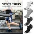 thumbnail image 2 of 6 pares de calcetines tobilleros deportivos, calcetines de corte bajo, calcetines deportivos para correr, 2 of 8