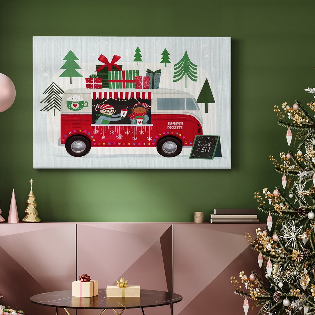 Santa's Foodtruck Collection A- Gallery Wrapped Canvas