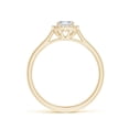 thumbnail image 4 of ANGARA Lab Grown Cushion Diamond Halo Engagement Ring for Women in 14K Yellow Gold (Size-4.5mm| Color-F-G| Clarity-VS) | April Birthstone, Anniversary, Jewelry Gift for Women | Lab-Grown Diamond Ring, 4 of 4