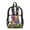 Camo Dinosaur Tropical Leaf, variant on Daisy Flower Sloth Print 17 Inch Clear Backpack Kids Backpack See Through Schoolbag Spacious Bookbag Travel Bags for Elementary Student