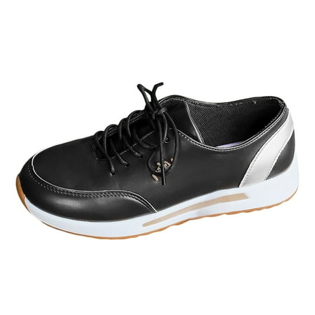 

Jungdeepe Women s Fashion Thick Bottom Lace Up Round Head Fashion Low Top Color Matching Sports Casual Shoes Large Size High Top Casual Shoes Mens Wingtips Casual Shoes Men Size 14 Shoes Kids Casual