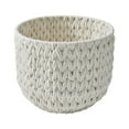thumbnail image 3 of (2 pack) Better Homes & Gardens Weave Rope Polyester Iron Decorative Baskets, 3 of 12