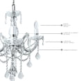 thumbnail image 4 of Candil Colgante de Cristal Cortado María Theresa de 3 Luces Gamalux MA THERESA CLASICO, 4 of 9