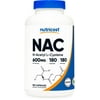 Nutricost NAC (N-Acetyl L-Cysteine) 600mg, 180 Capsules - Non-GMO, Gluten Free Supplement