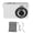 White, variant on BIMZUC Digital Camera for Teens 50MP 1080P HD 2.8 inch / 7.1 cm TFT Screen 16X Digital Zoom Autofocus Pocket Compact Camera with LED Flash for Travel Photography Silver