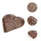 thumbnail image 2 of 1pc en forma de corazón imitación creativa ratán canasta tejido bocadillos cesta de almacenamiento, 2 of 8