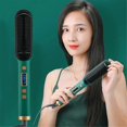 thumbnail image 4 of 2 in 1 Electric Professional Hair Straightener Brush Curling EU Plug, 4 of 5