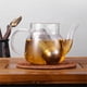 thumbnail image 4 of Colador de té de acero inoxidable para té suelto, infusor de té de hojas sueltas, bola de té de malla fina con gancho de cadena y tapa, filtro de té reutilizable, separador de malla fina, 4 of 6