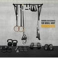 thumbnail image 4 of Yes4All Heavy Wall Mount Chin Up Bar, Black, Single, 4 of 8