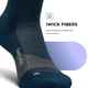 thumbnail image 5 of Calcetines de senderismo Feetures Trail Max Cushion Mini Crew, morados, 5 of 7