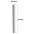 thumbnail image 2 of Uxcell 5mmx35mm 304 Stainless Steel Dowel Pin 10 Pack, 2 of 5
