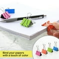 thumbnail image 5 of BAZIC Binder Clips Large 2 Inch (51mm) Assorted Color Paper Clip (4/Pack), 2-Packs, 5 of 7