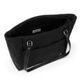 thumbnail image 4 of Sakroots Metro Tote - Large Women's Purse With Zipper Pocket - Handbag Made From Recycled Materials - "Black Spirit Desert Quilted", 4 of 4