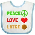 thumbnail image 3 of Inktastic Hanukkah Funny Latke Boys or Girls Baby Bib, 3 of 4