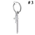 thumbnail image 3 of Non Piercing Earring Unisex Fashion Clip on Earring Dangle Hoop Earring, 3 of 10