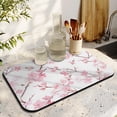 thumbnail image 3 of Washable Rubber Colorful Floral Dish Drying Mats for Kitchen Counter Home Large Coffee Bar Pad Accessories and Decor for Utensils Stemware 19.5''x12'', 3 of 7