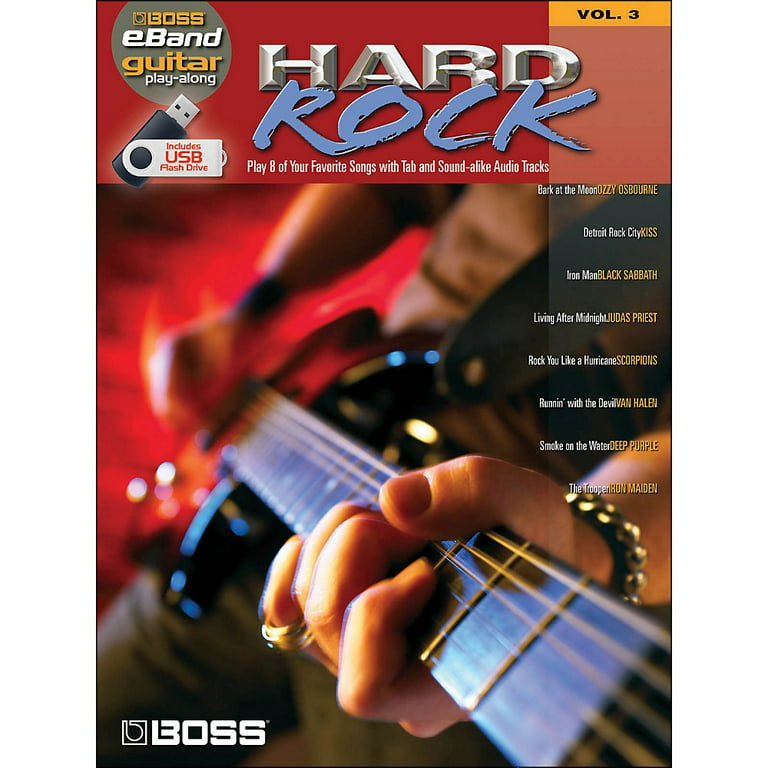 Hal Leonard Hard Rock Guitar Play-Along Volume 3 (Boss eBand