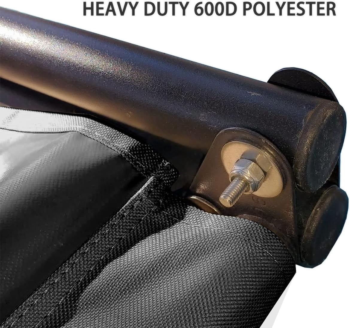 QIUYIDP J&C Patio Swing Seat Cover Replacement 600D Heavy Duty Swing Cushion Cover Outdoor Swing Seat Support Waterproof Fade Resistant for 3 Seater Durable Swing Covers for Frame (63x22x22in)