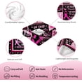 thumbnail image 3 of Breast Cancer Gifts, Breast Cancer Gifts for Women Survivor, Breast Cancer Awareness Gifts, Breast Cancer Gifts for Woman, Best Gifts for Breast Cancer Patients Fannel Throw Blanket 50"x60", 3 of 6