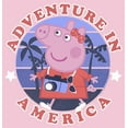 thumbnail image 2 of Girl's Peppa Pig Adventure in America Graphic T-Shirt, 2 of 4