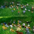thumbnail image 3 of Wisehawk-mini bloques de construcción de diamantes para niños, bolsa de juguete de animales, A1-B26, perro, gato, pájaro, serie de animales, regalos, 3 of 5
