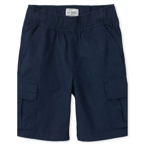The Children s Place Boys Husky Pull on Cargo Shorts Tidal 5