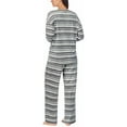 thumbnail image 2 of Nautica Womens Pajamas - Cozy Silky Fleece - 2 Piece Long Sleeve Winter Sleepwear Set for Women (Fairisle/Small), 2 of 3