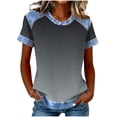 thumbnail image 1 of Camisetas de Manga Corta para las Mujeres Camisetas de Cuello Redondo de Color Sólido Camisetas de Manga Corta para las Mujeres, 1 of 5