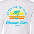 thumbnail image 4 of Inktastic Summer Enjoy the Sunshine Clearwater Beach Florida in Blue Long Sleeve Youth T-Shirt, 4 of 5