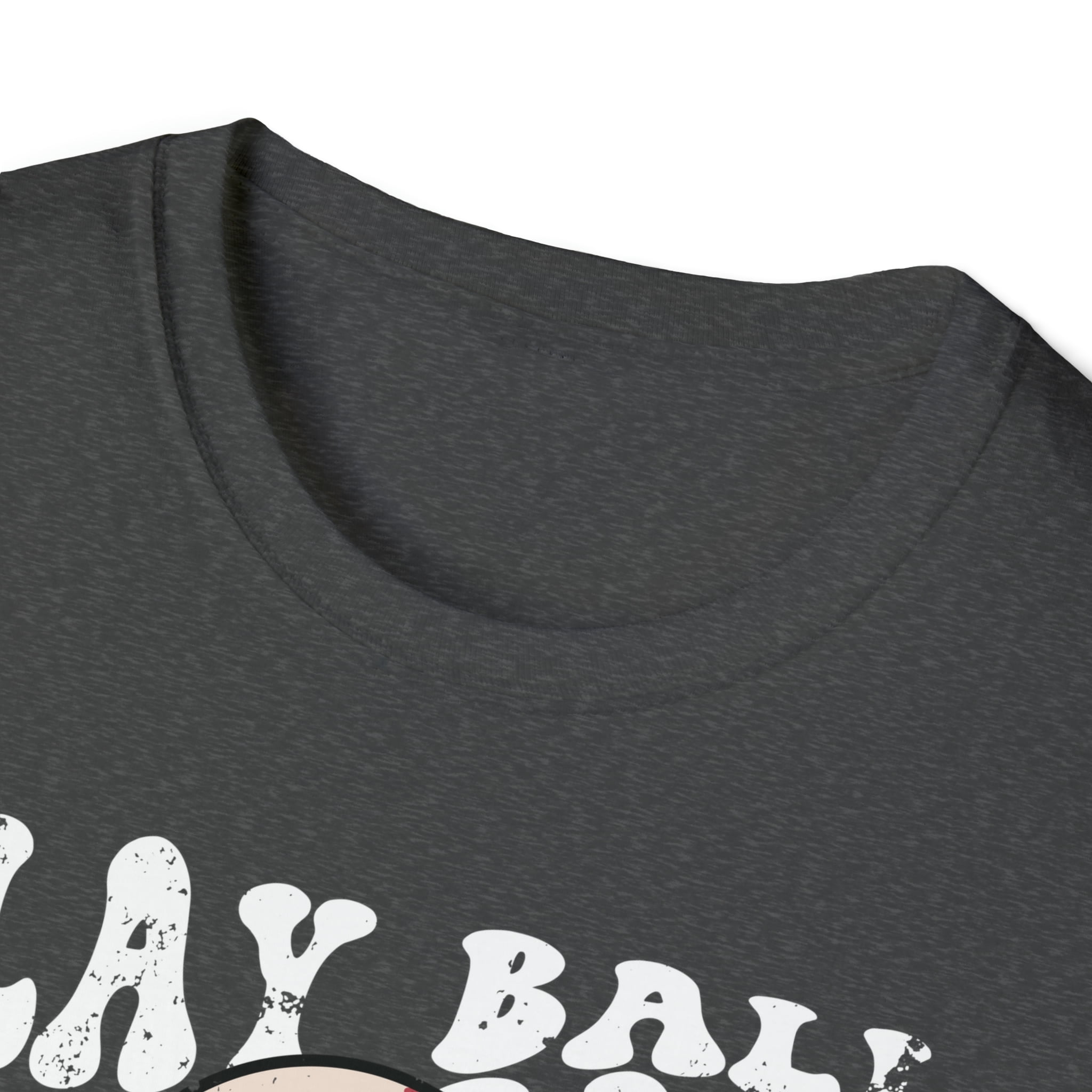 Play Ball Game, Gildan Unisex Softstyle Shirt, Baseball Graphic Tee, S-3XL
