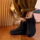 thumbnail image 1 of Zapatos de mujer acolchados de algodón, botas de nieve de piel de suela gruesa con forro polar de invierno, zapatos casuales antideslizantes gruesos y cálidos, 1 of 6