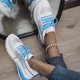 thumbnail image 1 of Zapatos deportivos de malla para mujer a juego de colores con diamantes de imitación a la moda de verano Wmkox8yii shalkjhdk467, 1 of 1