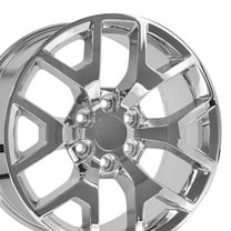 OE Wheels CV92 20 Inch Rim Fits Sierra 1500 Honeycomb Style 6x139.7 20x9 Chrome - Hollander 5656 (1)